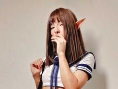 Teokyoo - female with black hair and  small tits webcam at xLoveCam