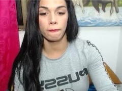 ANNIEandBENNY - blond shemale with  small tits webcam at LiveJasmin