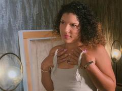 VioletJoness - female with brown hair and  big tits webcam at xLoveCam
