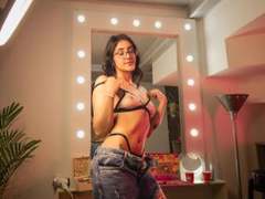 VioletMoonX - female with black hair and  small tits webcam at xLoveCam