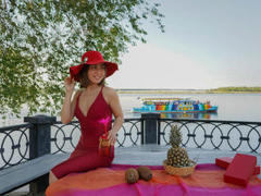 ViolettaMain - female with red hair and  small tits webcam at xLoveCam