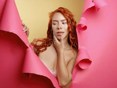 ZiaVoux - female with red hair and  small tits webcam at xLoveCam