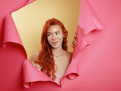 ZiaVoux - female with red hair and  small tits webcam at xLoveCam